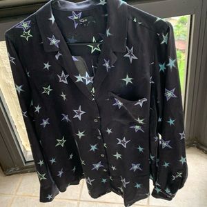Rails women’s blouse- Rebel Cosmic Stars